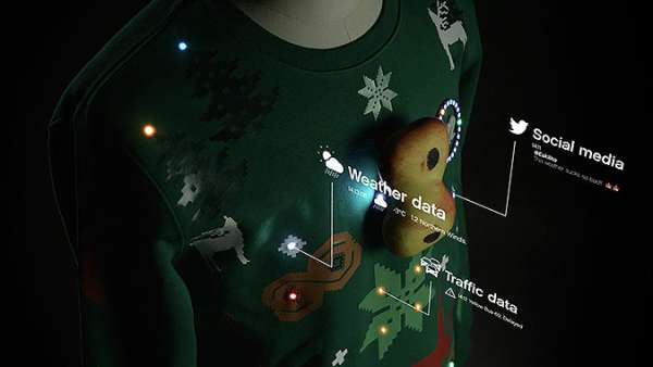 瑞典711圣誕節(jié)宣傳活動 智能打折毛衣