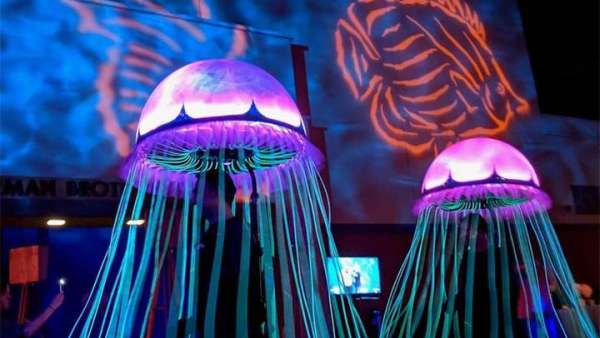 海底世界派對活動現(xiàn)場，海底全員都出動