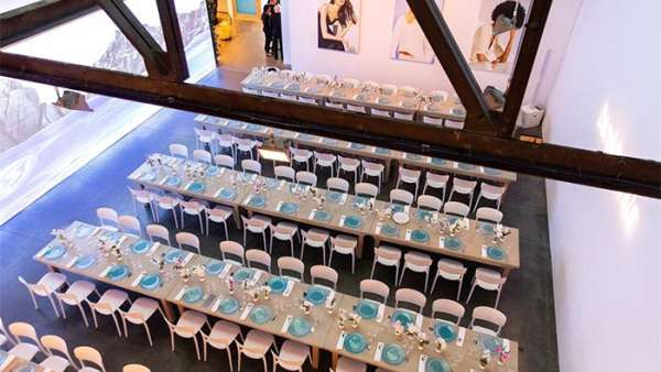 美妝派對活動策劃的香檳墻和實時運動投影圖，妥妥征服朋友圈