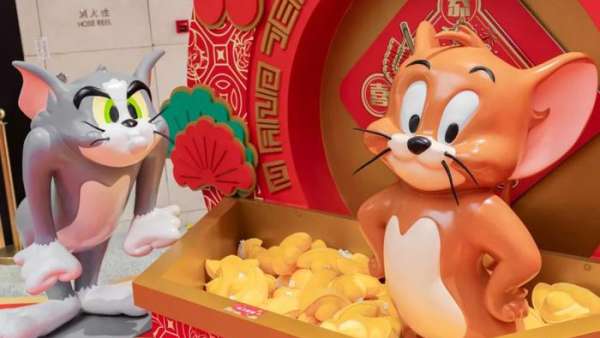 TOM&JERRY“密謀”的新春快閃店活動悄然開始，帶著醒獅前來報道