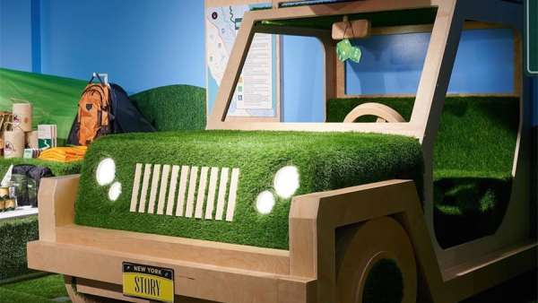 在商場里組織的這次春游快閃店活動太逼真和有趣了，春游就該如此