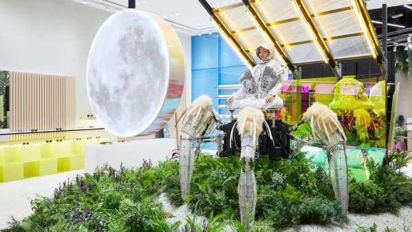 沉浸式的商業(yè)空間展覽活動設計再次刷新朋友圈，時尚熱搜榜也有份吧