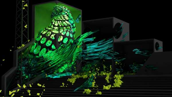 未來百年涂鴉主題藝術展覽活動巧妙地融合了尖端技術、定制音樂和街頭藝術