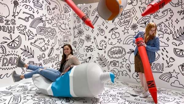 網(wǎng)紅藝術(shù)主題展覽活動滿滿的都是回憶，來這里找尋童年回憶吧