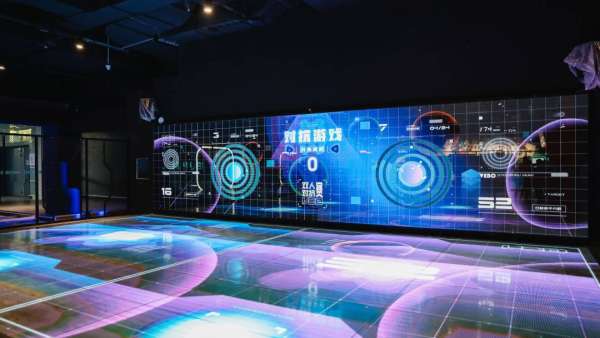 量子主題展覽展示，活動(dòng)空間滿滿的科技感，掃碼進(jìn)入未來世界吧