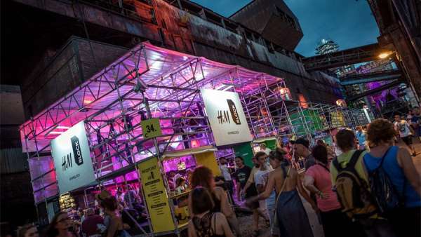 音樂節(jié)活動策劃的品牌節(jié)日專區(qū)里，生命所需的4種自然元素區(qū)域深受關(guān)注