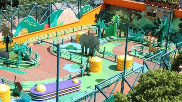 叢林主題美陳展覽活動還原了游戲中的經典元素，太好玩了