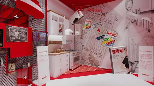 100歲的邦迪竟然辦了一個(gè)潮玩館快閃店活動(dòng)，策劃的那抹紅超吸睛