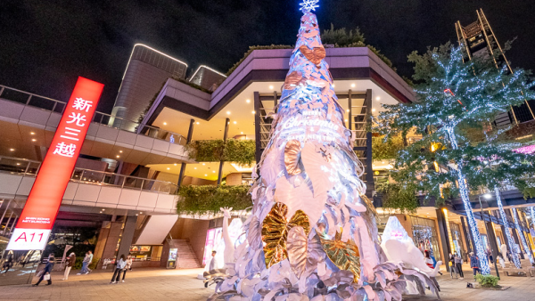XMAS耶誕奇幻之森主題圣誕活動(dòng)策劃美陳設(shè)計(jì)，17米雪白圣誕樹超美