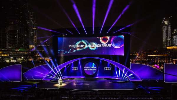 國際攝影賽事頒獎典禮活動策劃的舞美堪稱氣勢磅礴