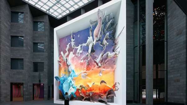 用量子計算處理后的量子記憶主題展覽活動策劃視覺太爆炸了