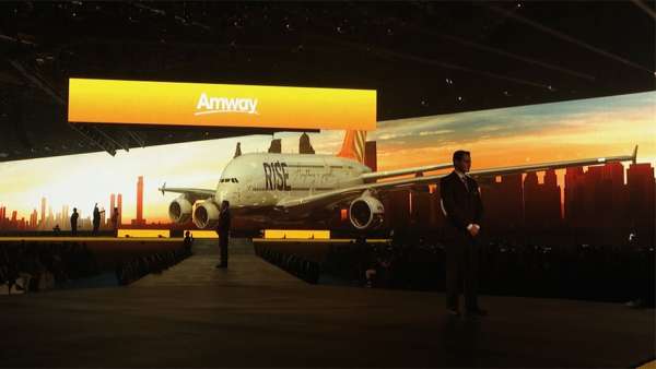 「一切皆有可能」安利年會活動策劃不管舞臺還是現場，都讓人驚呼