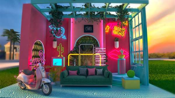 地產(chǎn)公司線下活動(dòng)策劃的形象墻和自拍背景墻也可以這么美