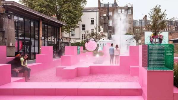 「片刻天堂」商業(yè)廣場體驗(yàn)活動策劃裝置讓你感覺像剛度假歸來