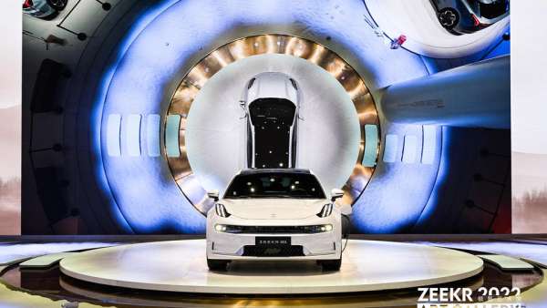 第25屆成都國際車展極氪汽車展覽活動(dòng)策劃打造了一個(gè)獨(dú)立藝術(shù)空間